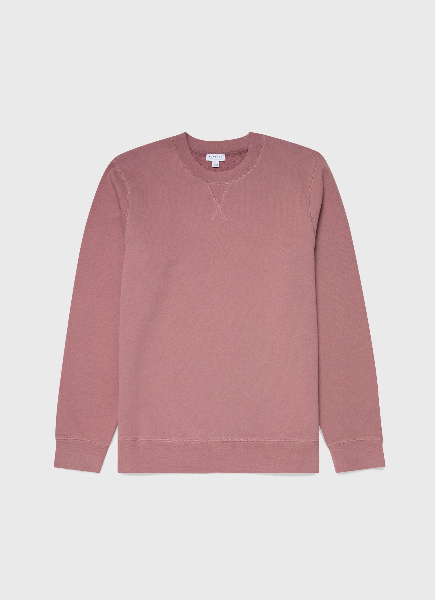 ループバックスウェットシャツ（Vintage Pink）| Sunspel