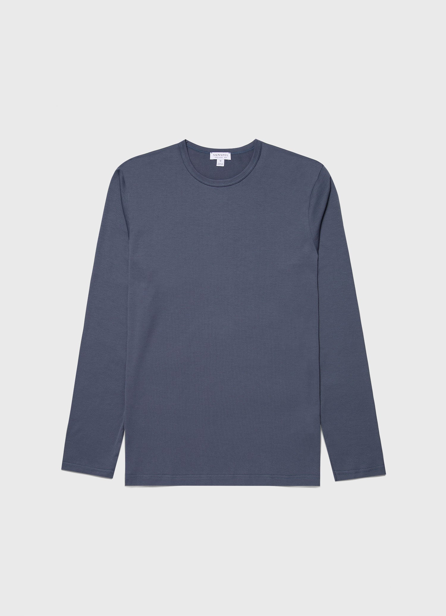 クラシックロングスリーブTシャツ（Slate Blue）|Sunspel