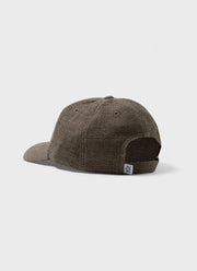 Cotton Linen Twill  Cap in Khaki