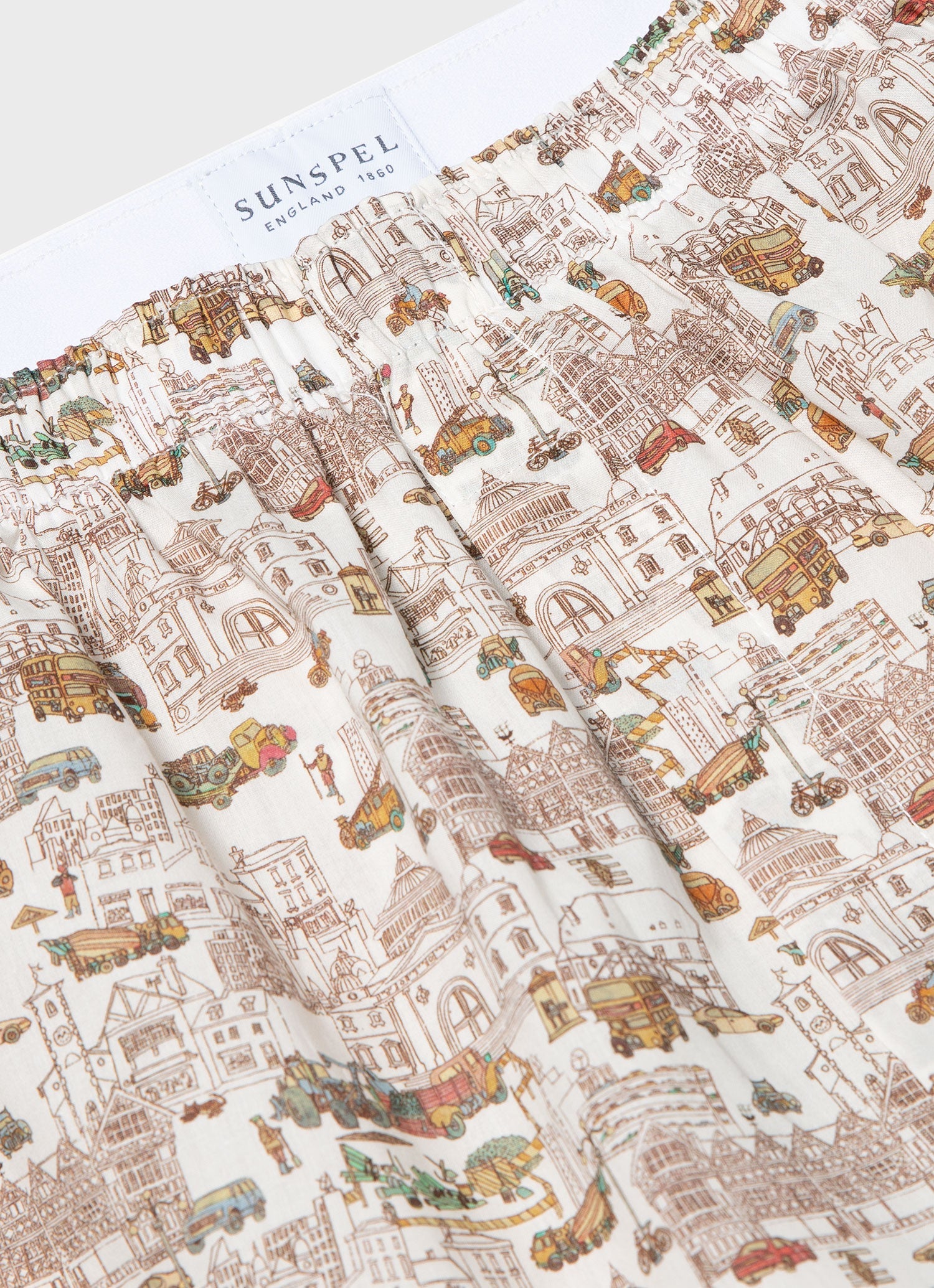 Men's Classic Boxer Shorts in Liberty Fabric in London's Calling