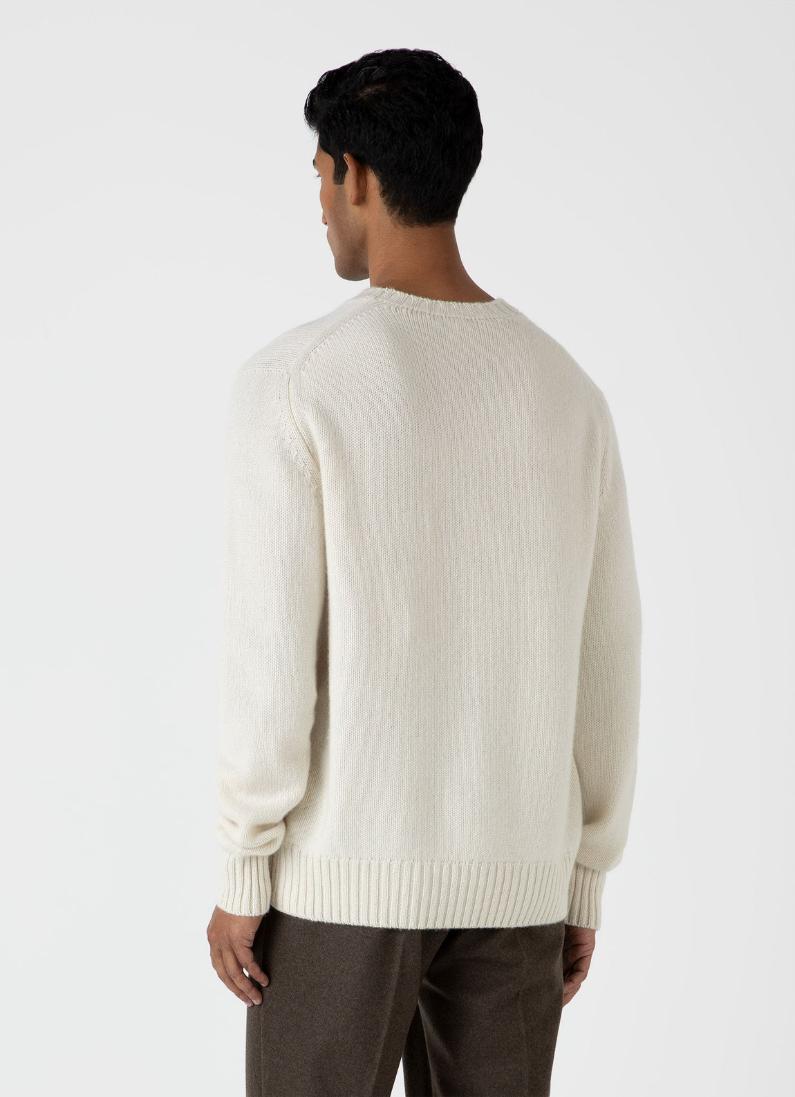 Men's Roxburgh Cashmere Jumper in Undyed