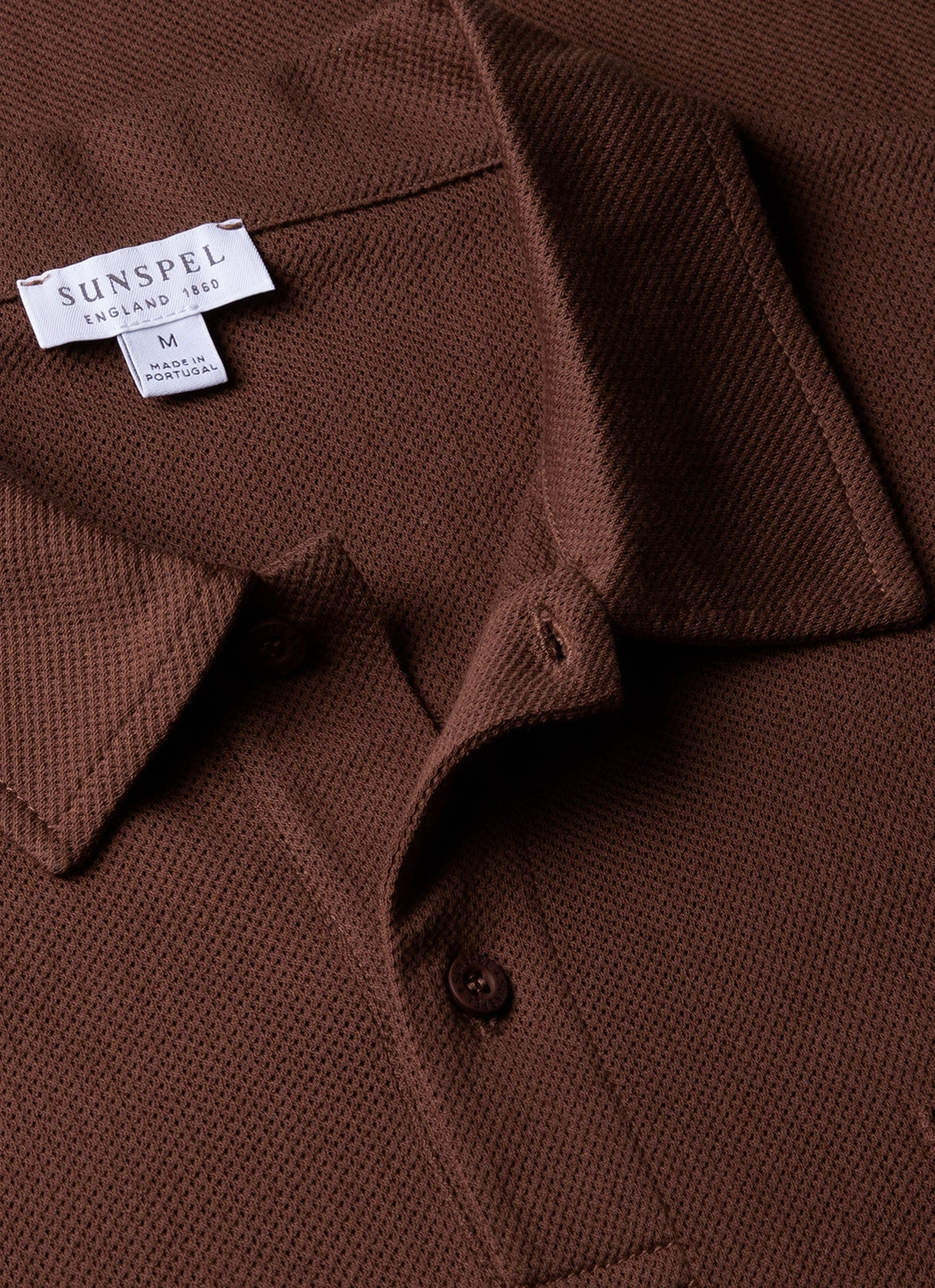 Men's Riviera Polo Shirt in Cocoa Brown