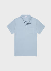 Men's Riviera Polo Shirt in Blue Mist