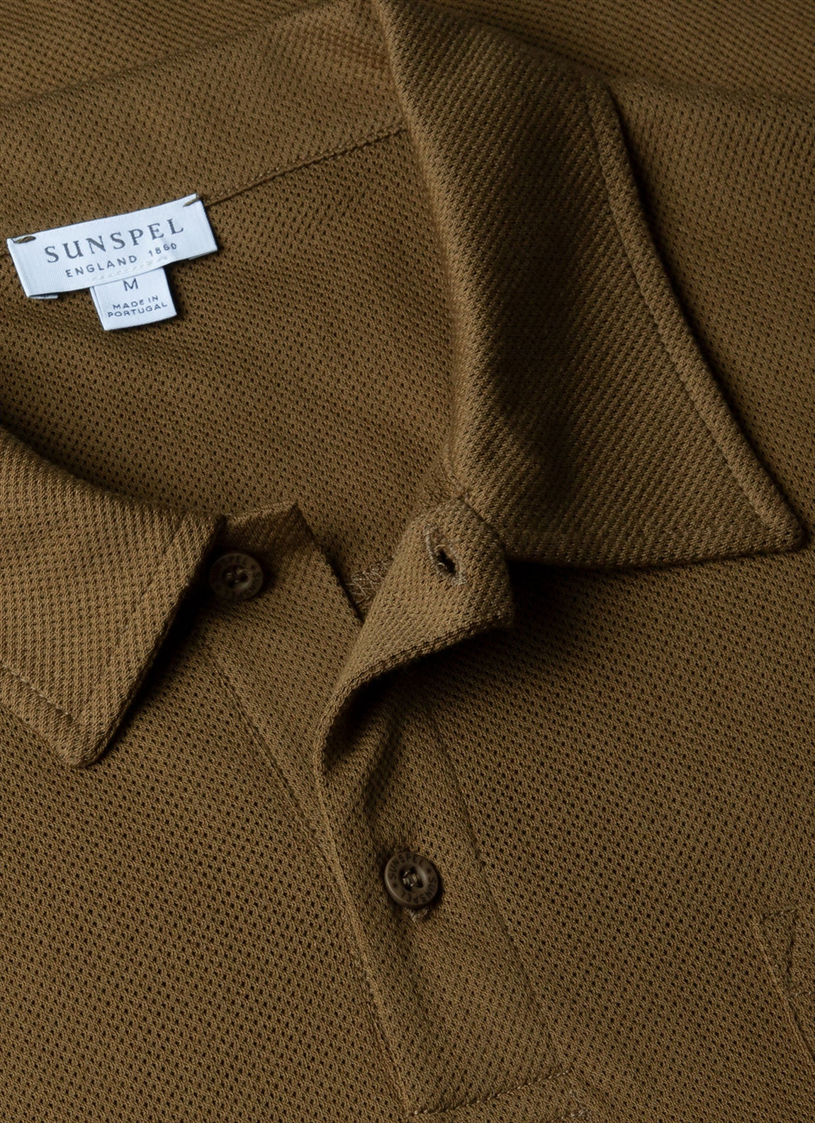 Men's Riviera Polo Shirt in Olive Green