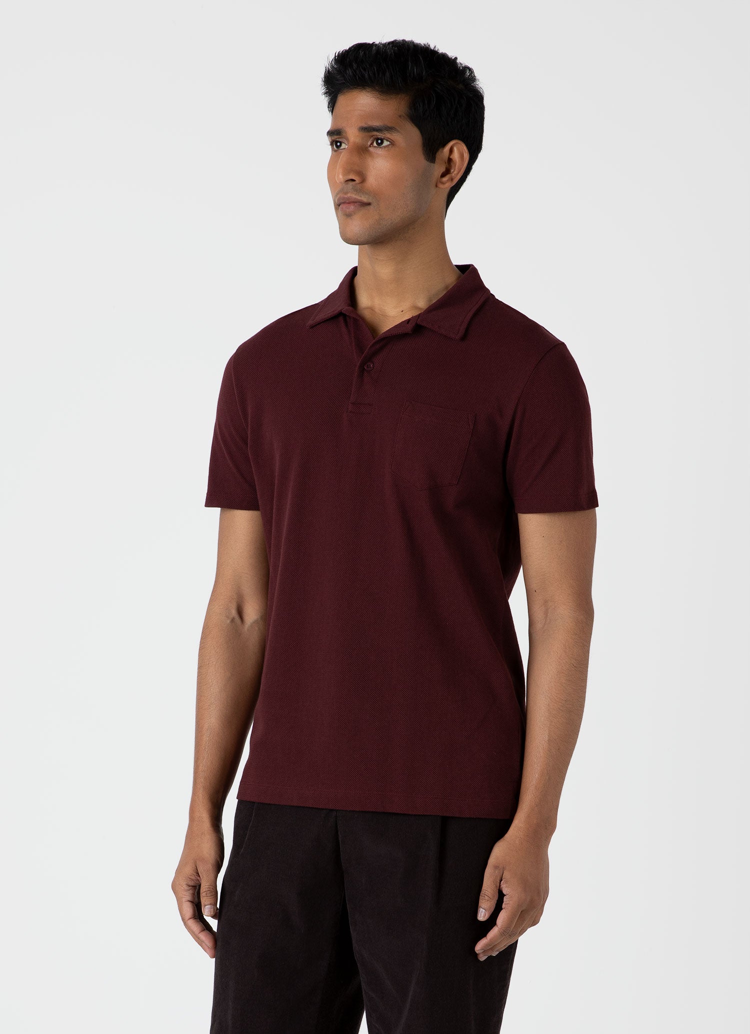 Men's Riviera Polo Shirt in Port