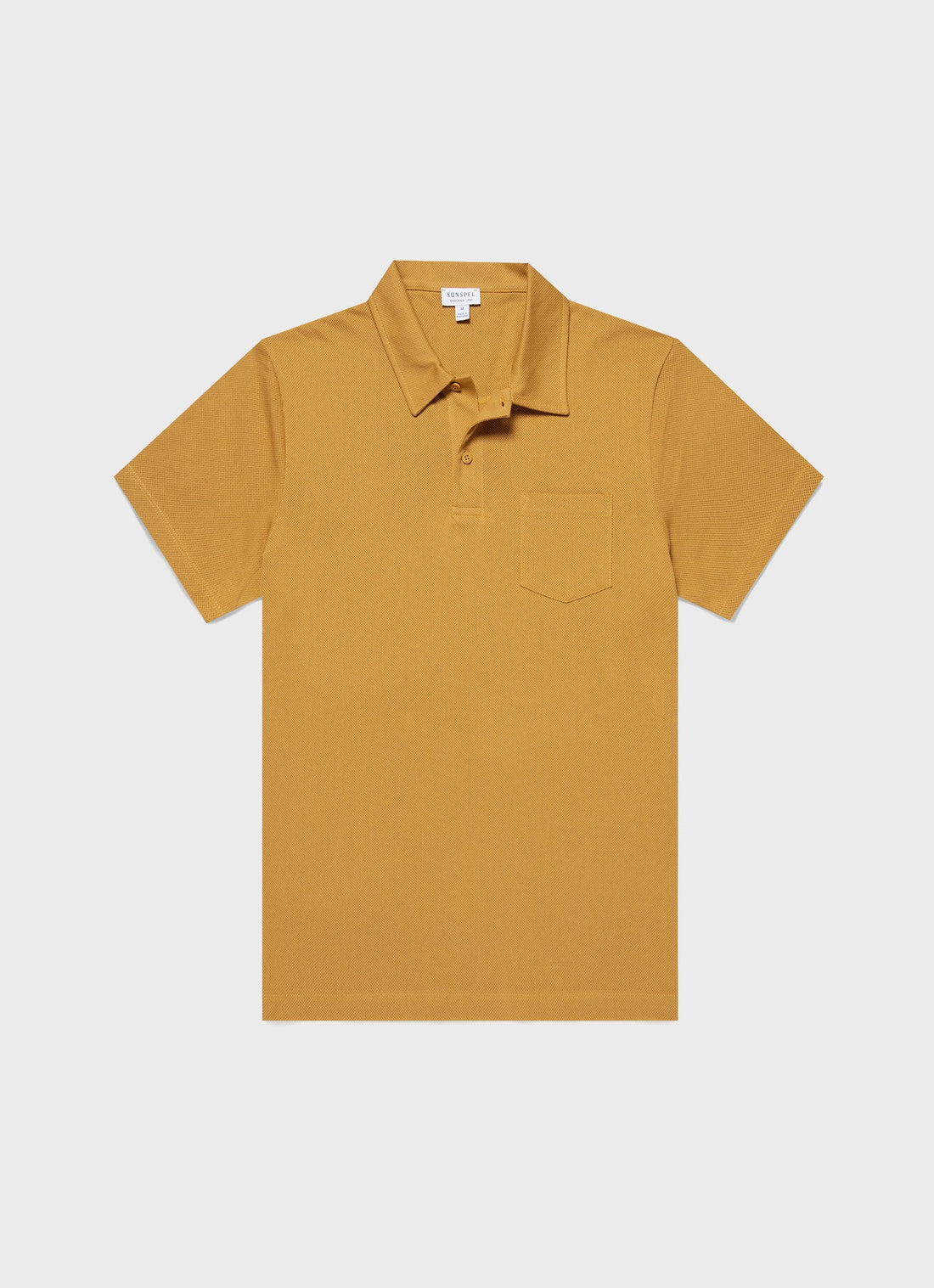 Men's Riviera Polo Shirt in Mustard