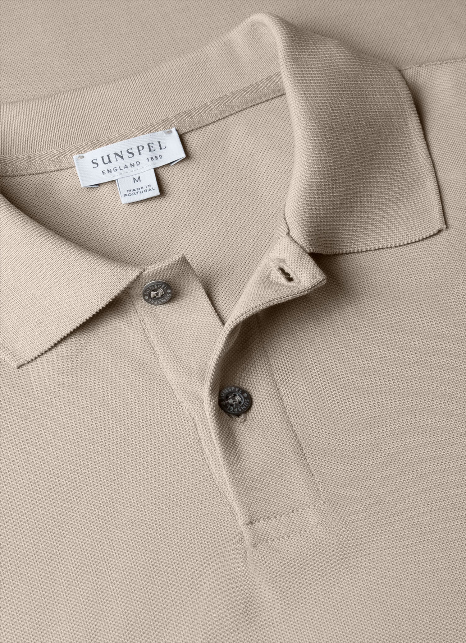 Men's Piqué Polo Shirt in Ash Grey