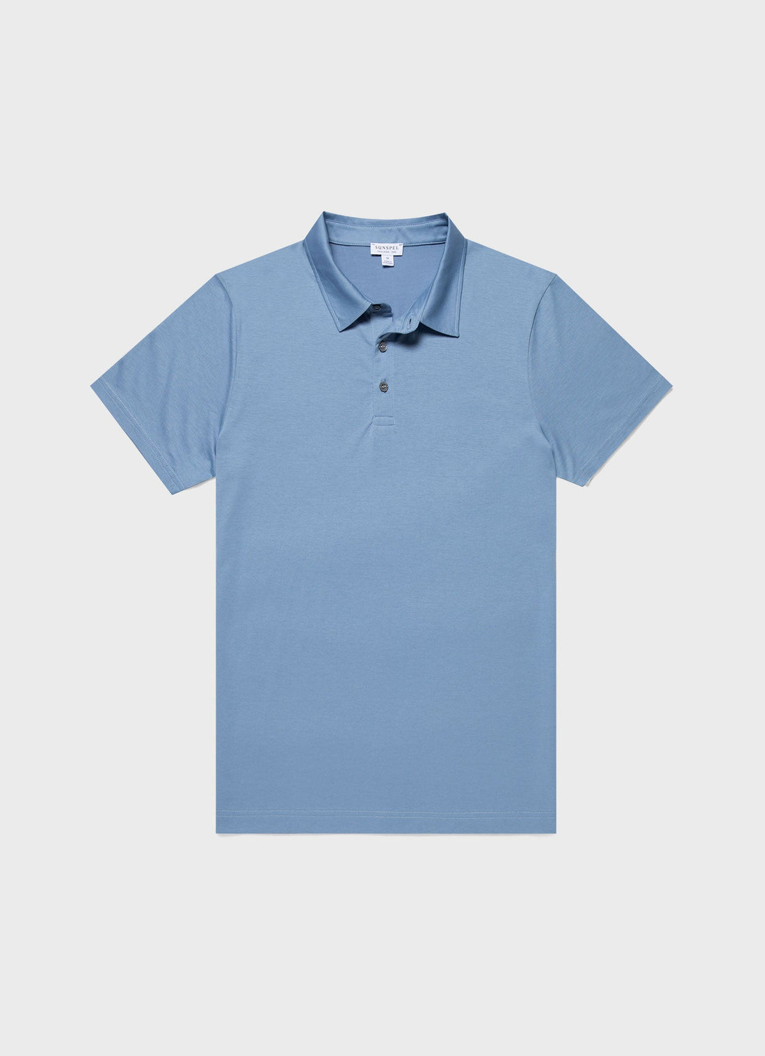 Men's Classic Jersey Polo Shirt in Como Blue