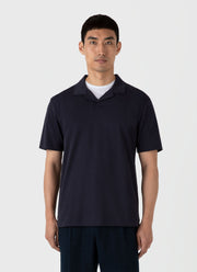 Men's Heavyweight Polo Shirt in Navy