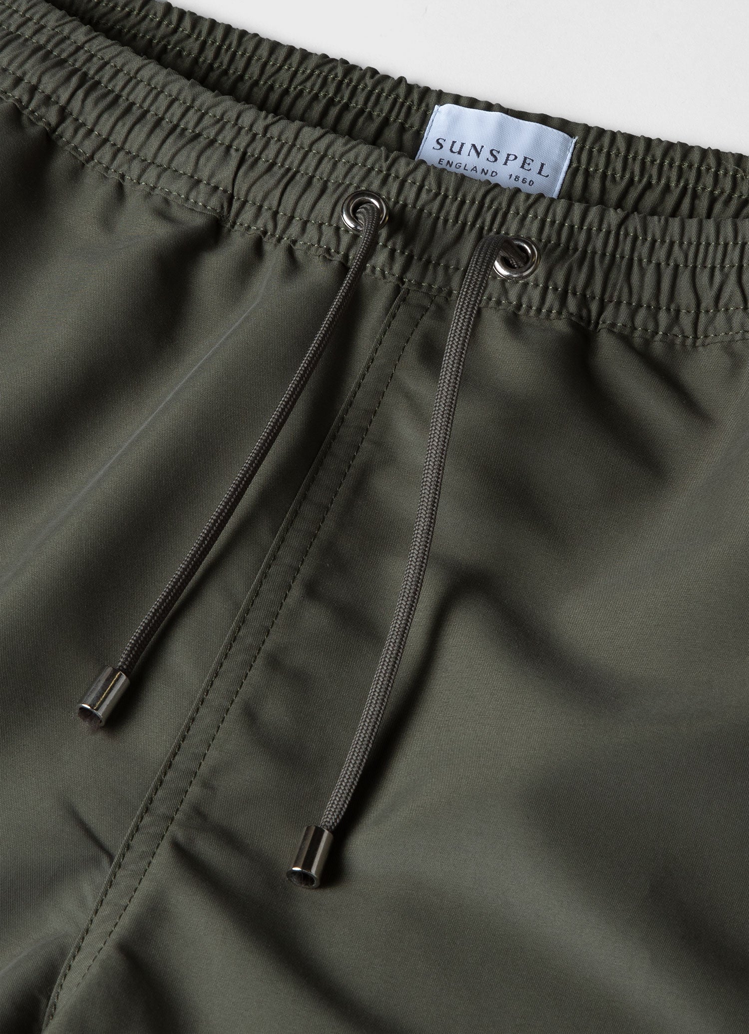 Men's Drawstring Swim Short in Hunter Green