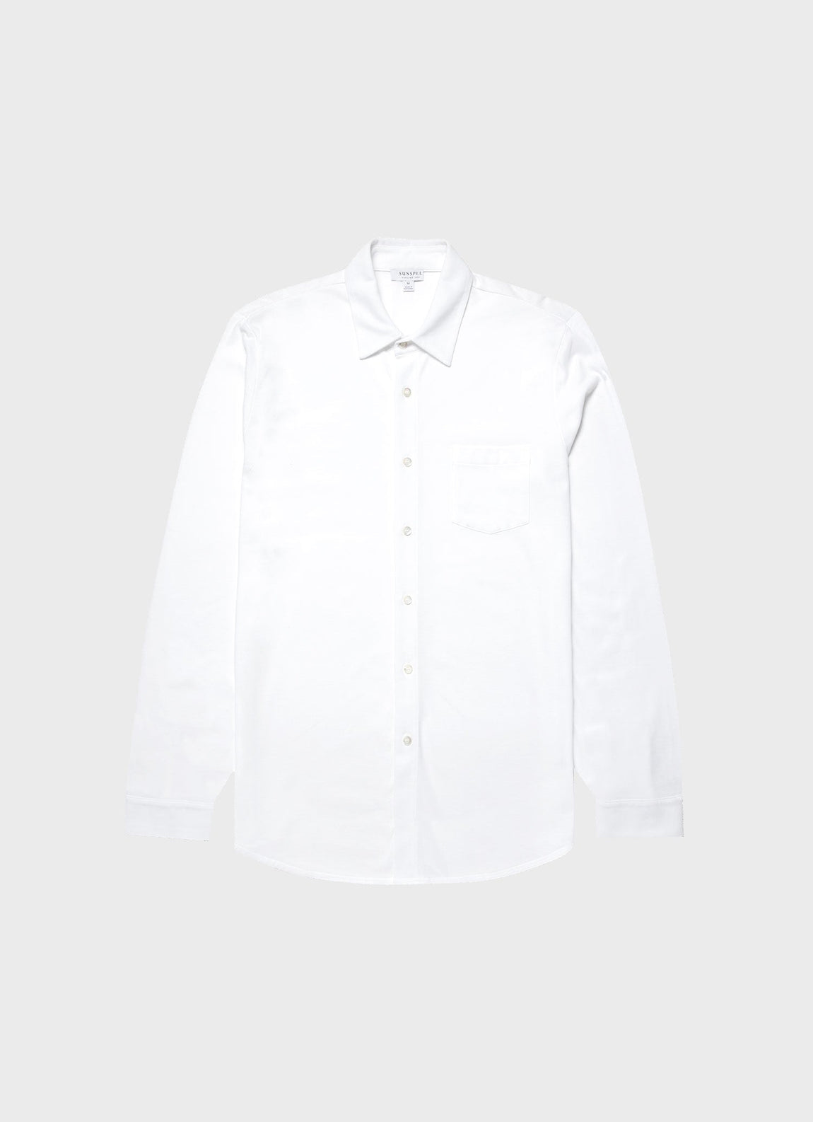 Men's Piqué Shirt in White