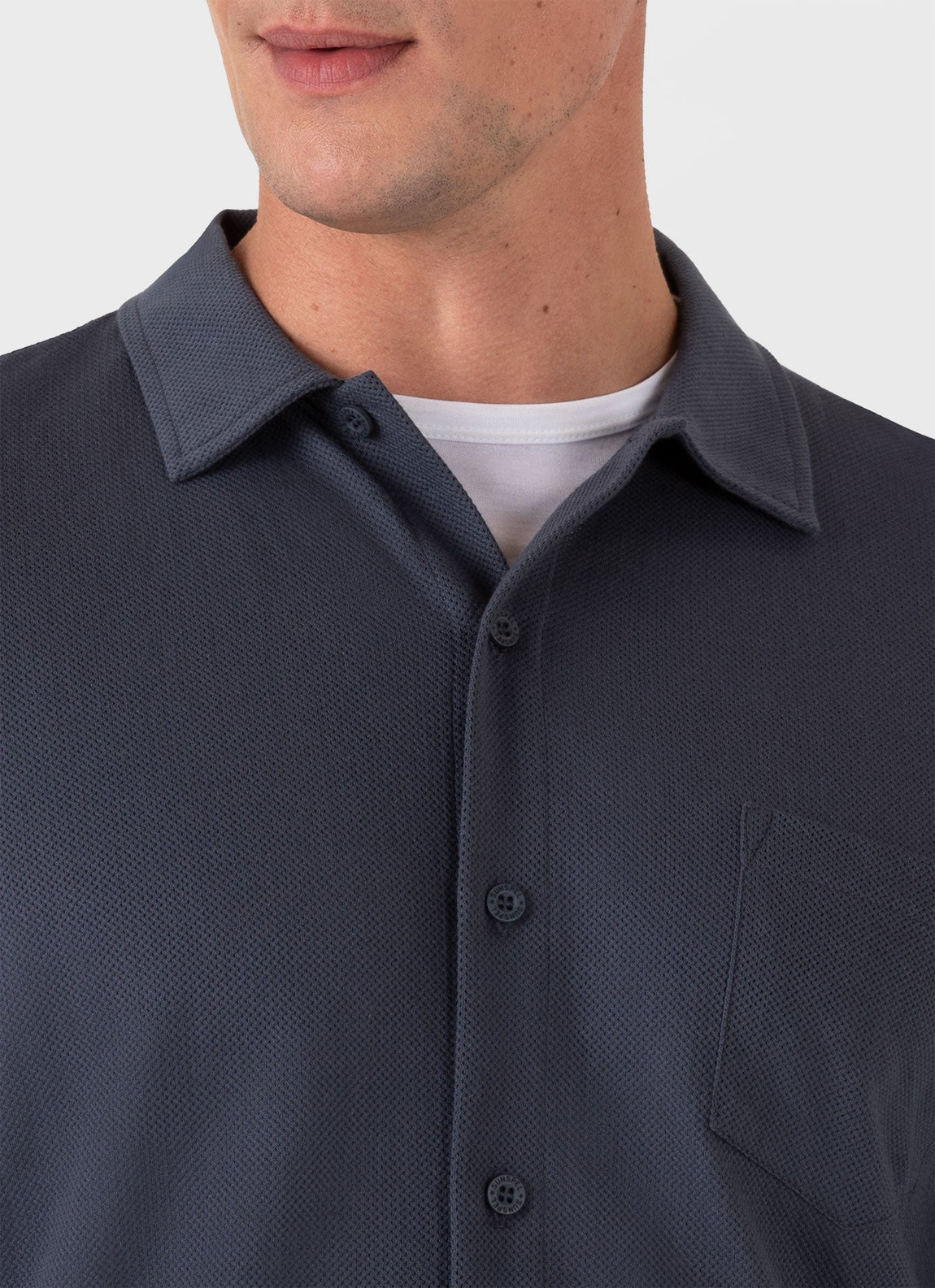 Men's Riviera Shirt in Slate Blue