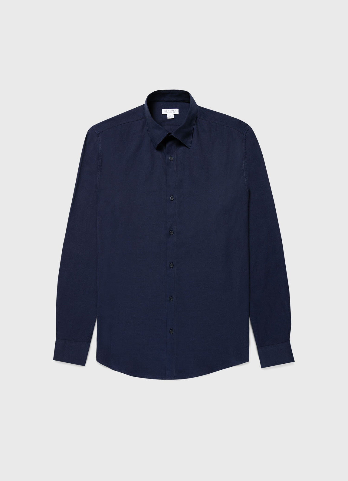 Men's Cotton Flannel Shirt in Navy