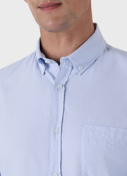 Men's Button Down Oxford Shirt in Light Blue