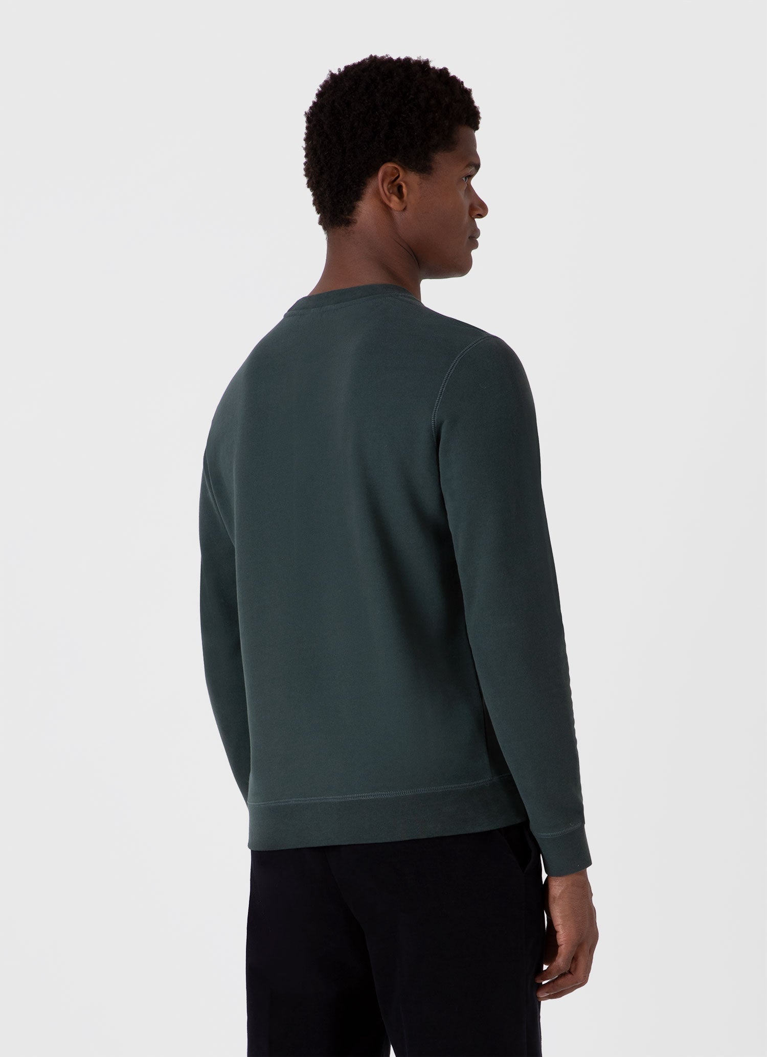 Men's Loopback Sweatshirt in Holly Green