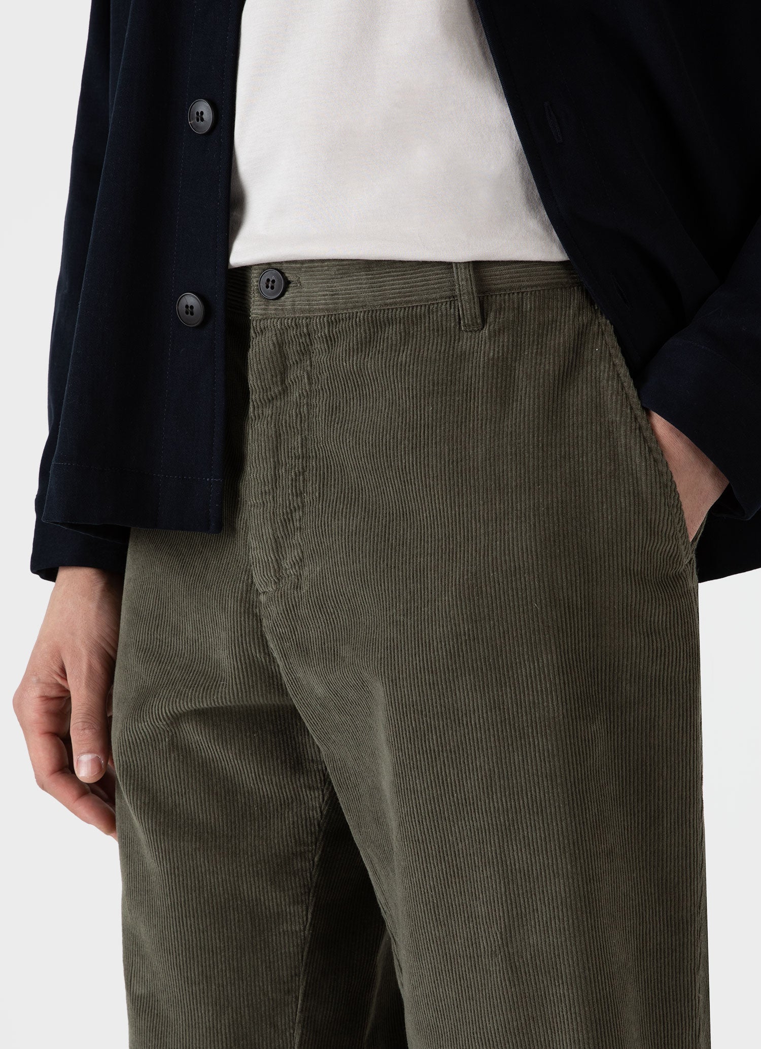 Men's Cord Chore Trouser in Khaki