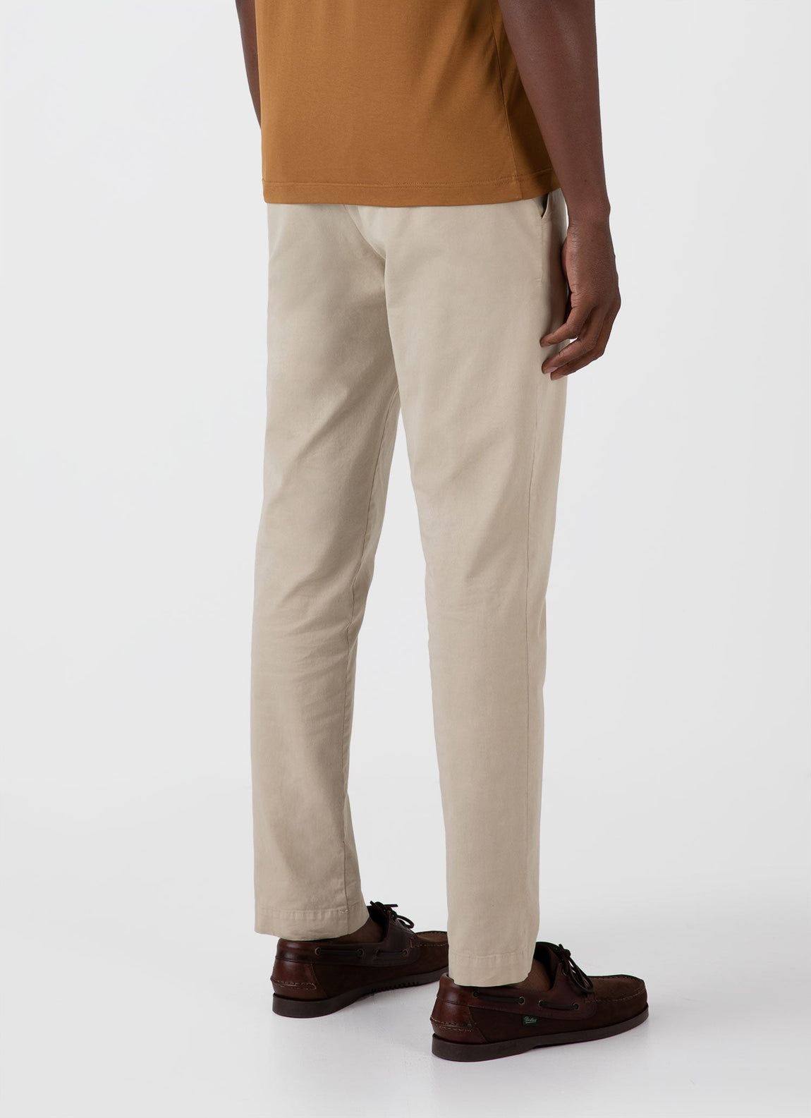 Men's Slim Fit Chino in Light Stone