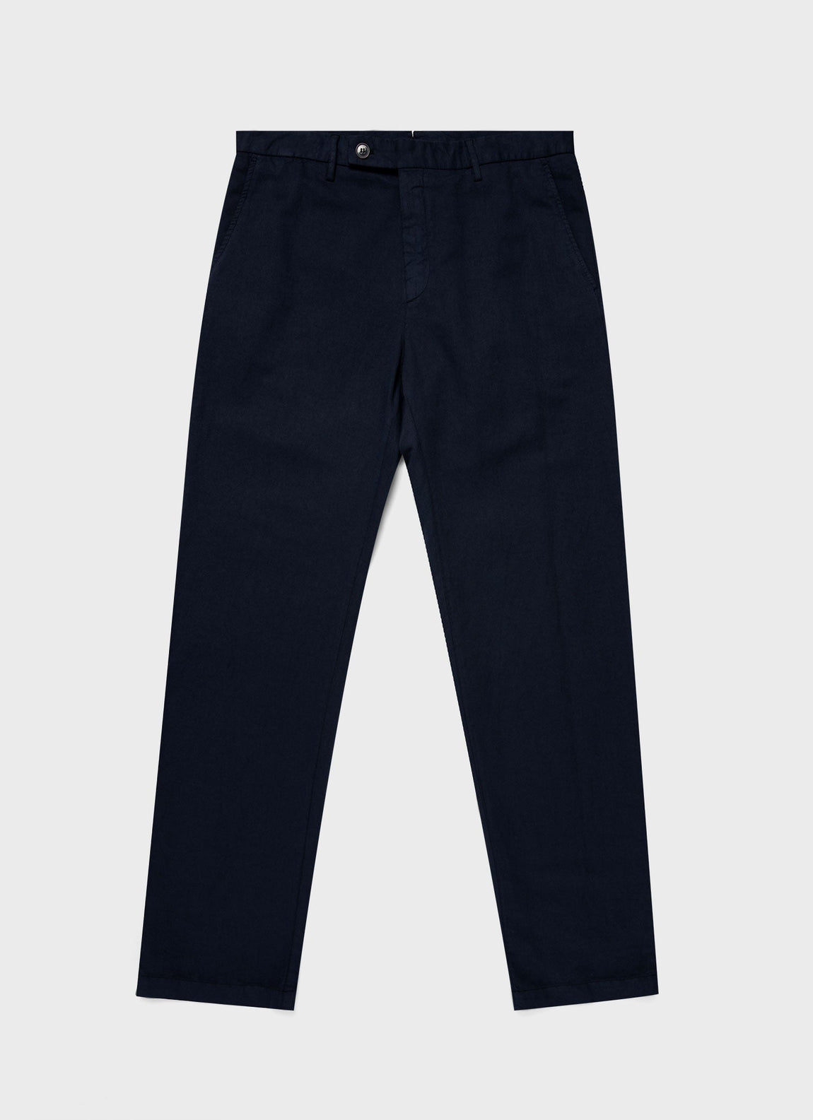 Men's Cotton Linen Two-Piece Suit in Navy