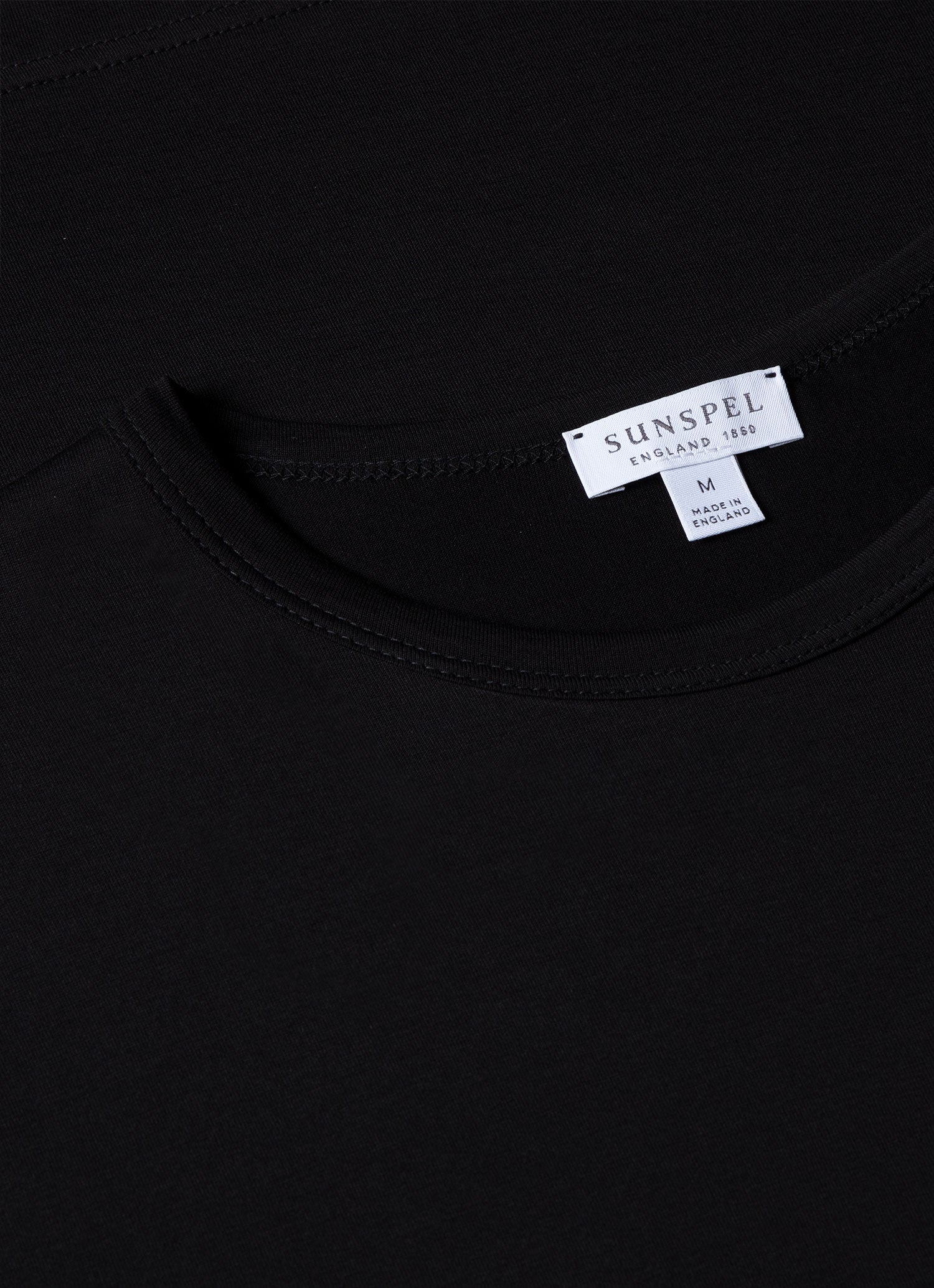 クラシックTシャツ （Black）| Sunspel