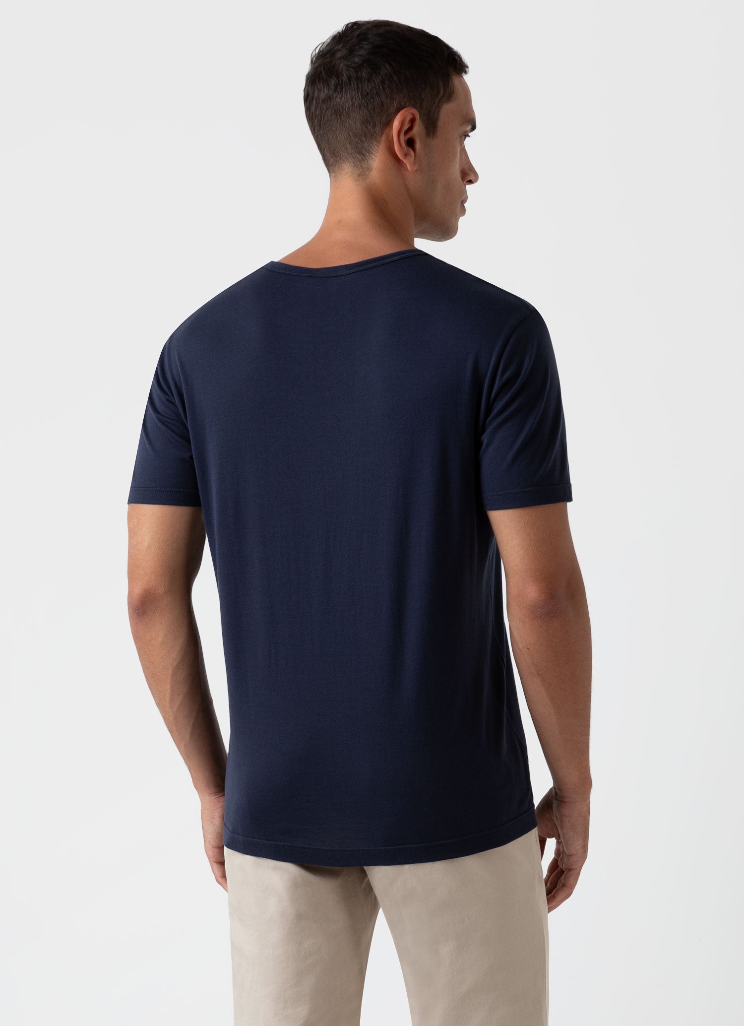 クラシックTシャツ （Navy）| Sunspel