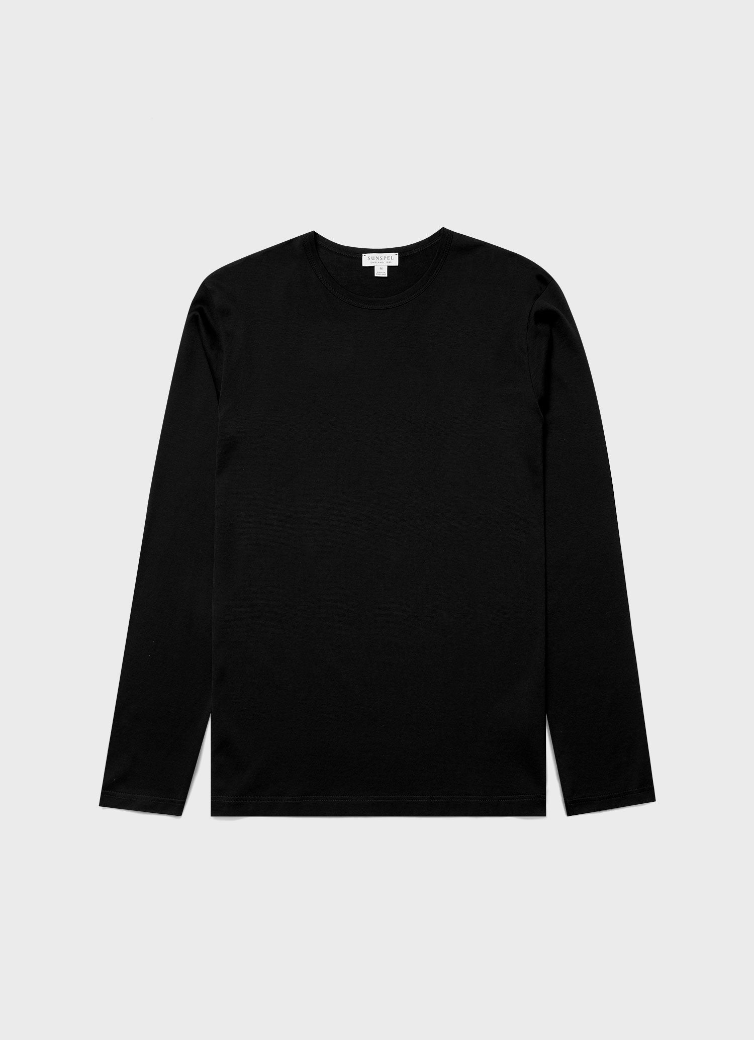 クラシックロングスリーブTシャツ （Black）| Sunspel