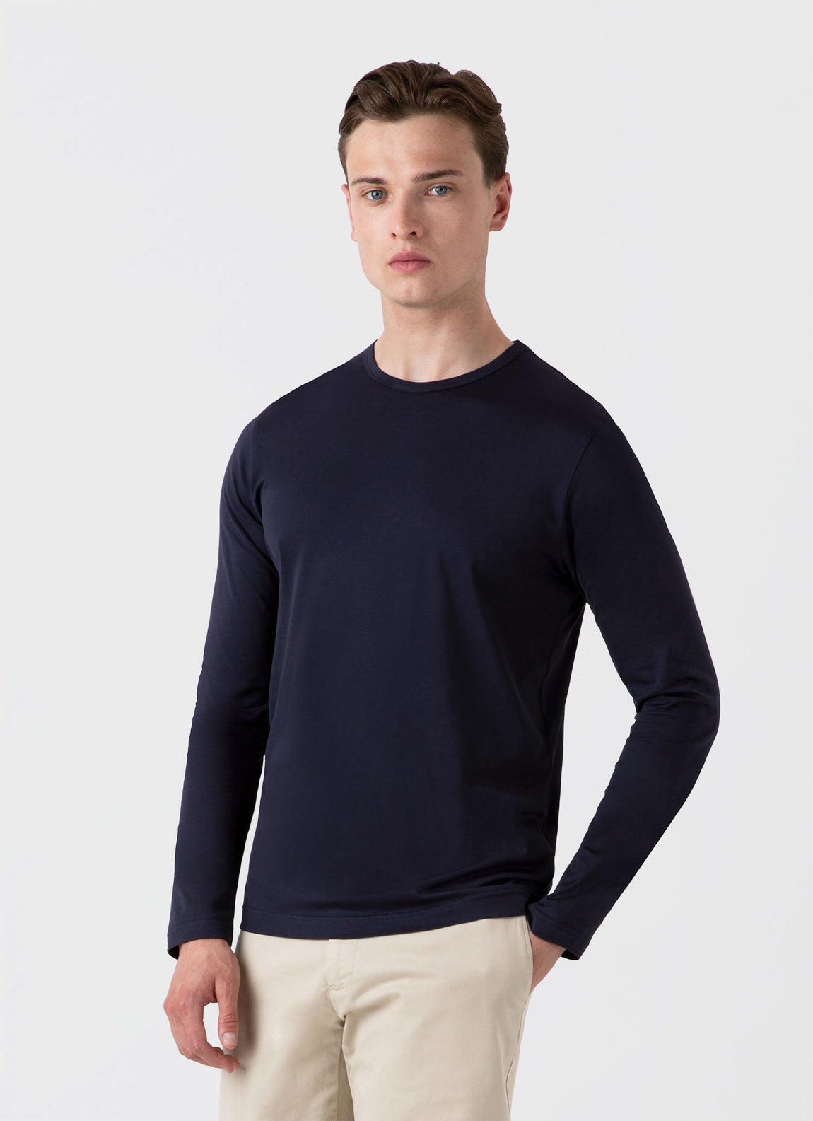 Men's Classic Long Sleeve T-shirt in Black