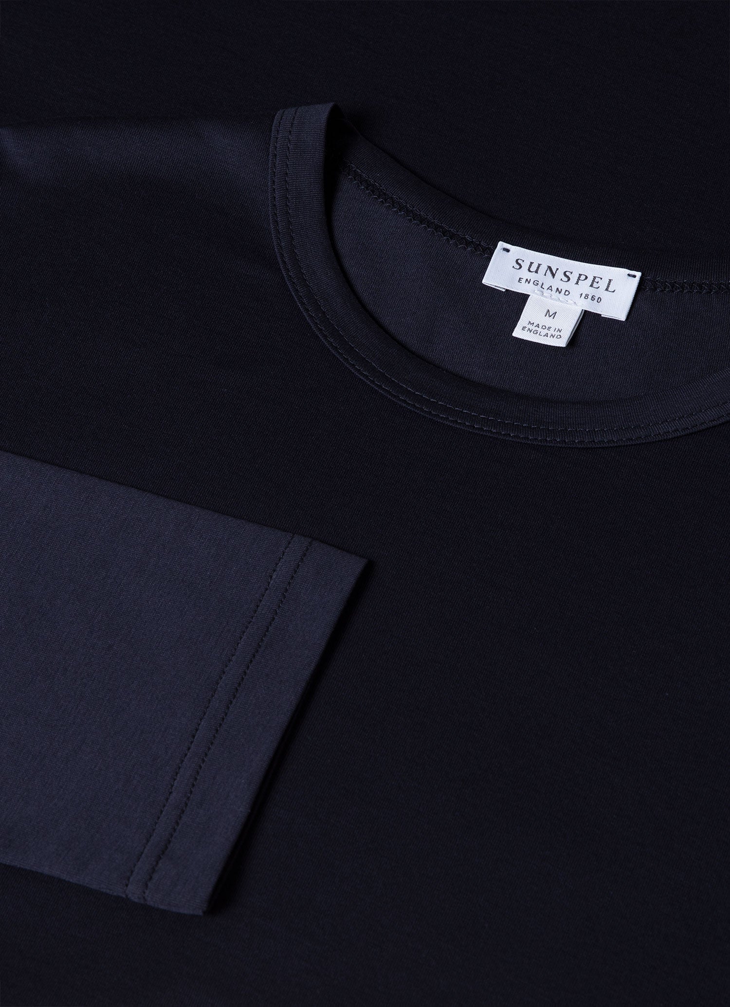 クラシックロングスリーブTシャツ （Navy）| Sunspel