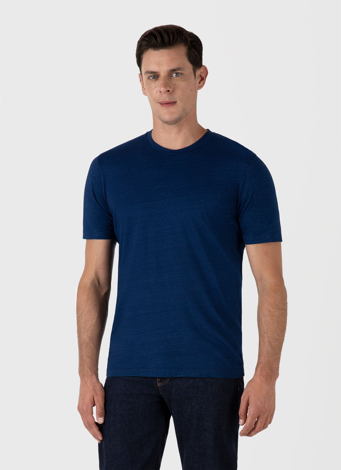 Men's Riviera Midweight T-shirt in Real Indigo