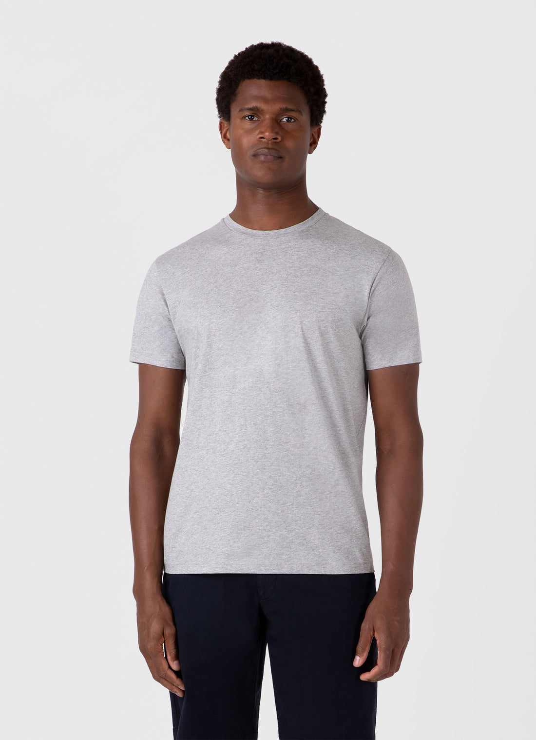 Men's Riviera T-shirt in Grey Melange