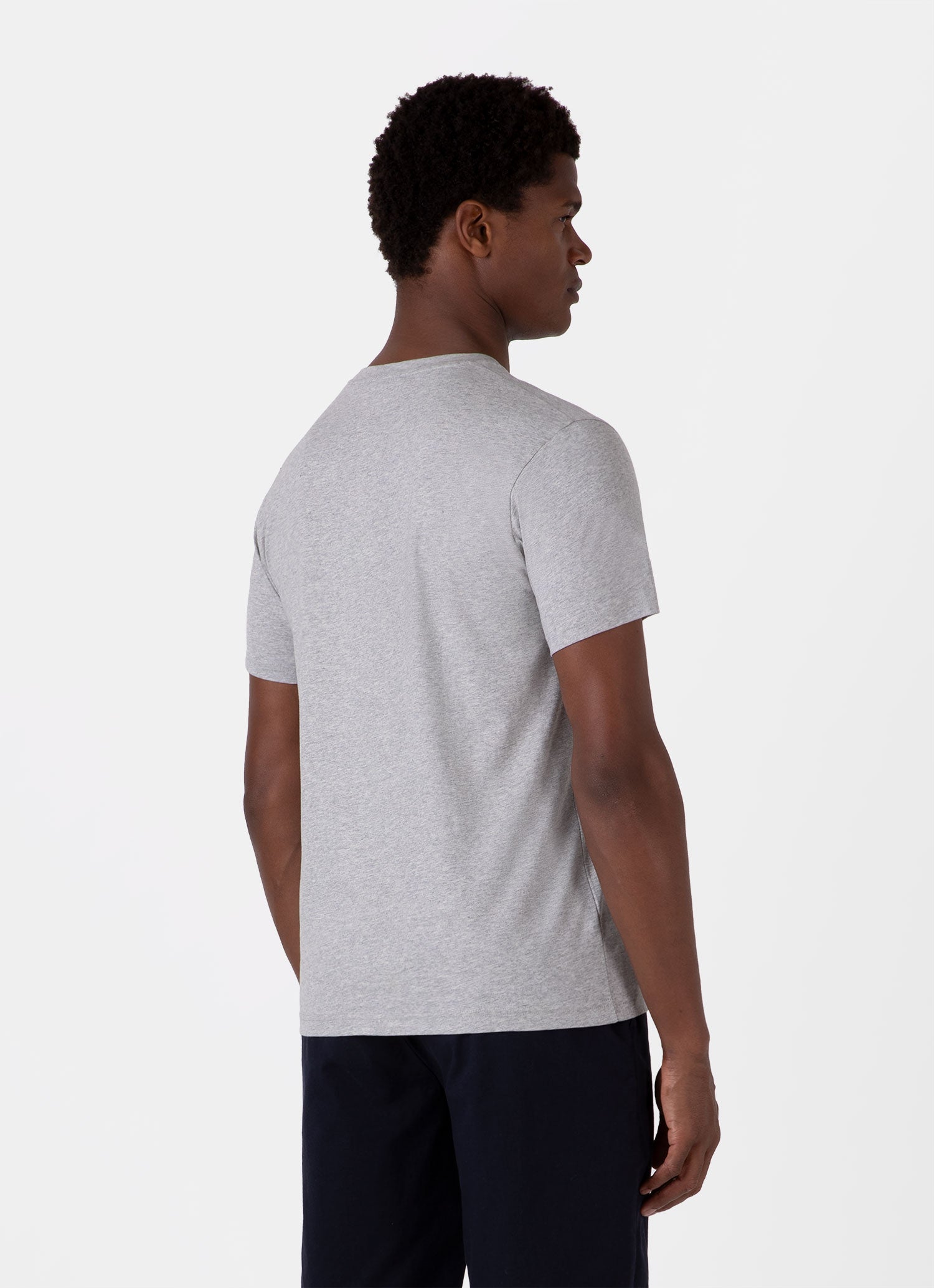 Men's Riviera T-shirt in Grey Melange