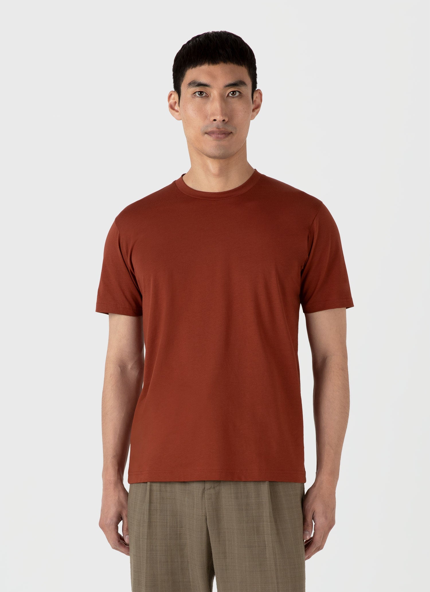 Men's Riviera Midweight T-shirt in Dark Clay