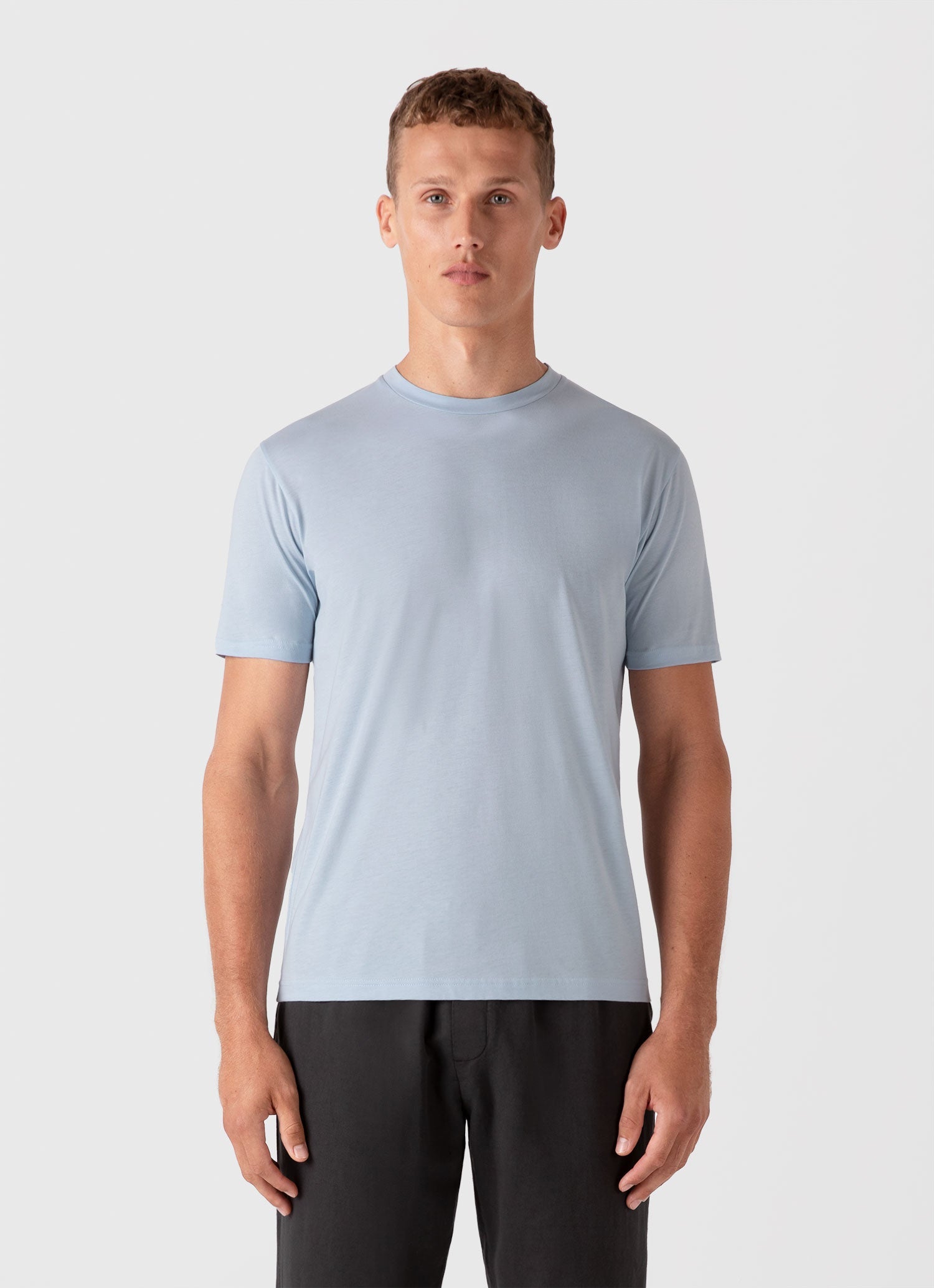 Men's Riviera Midweight T-shirt in Blue Mist