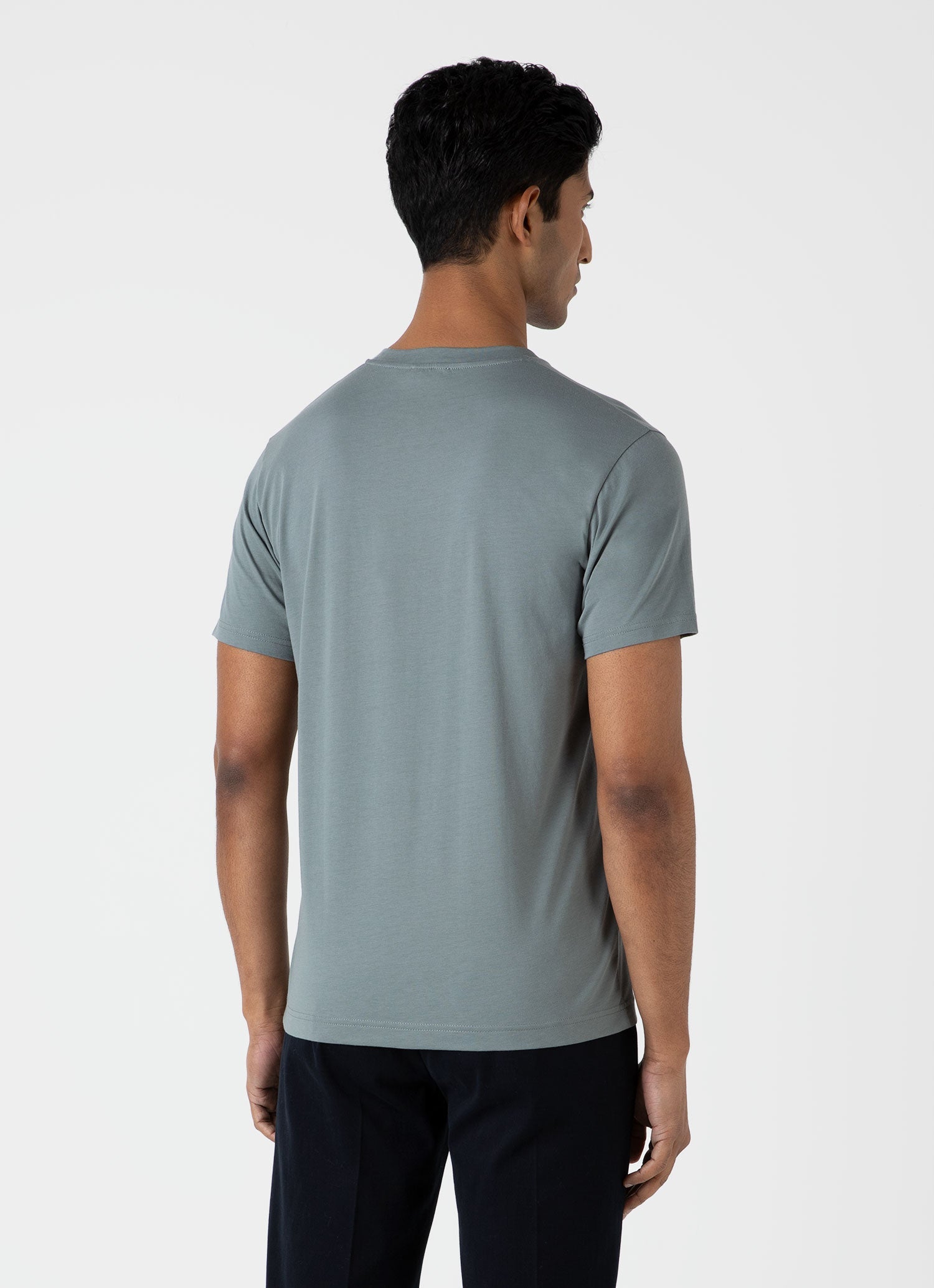 Men's Riviera Midweight T-shirt in Smoke Green