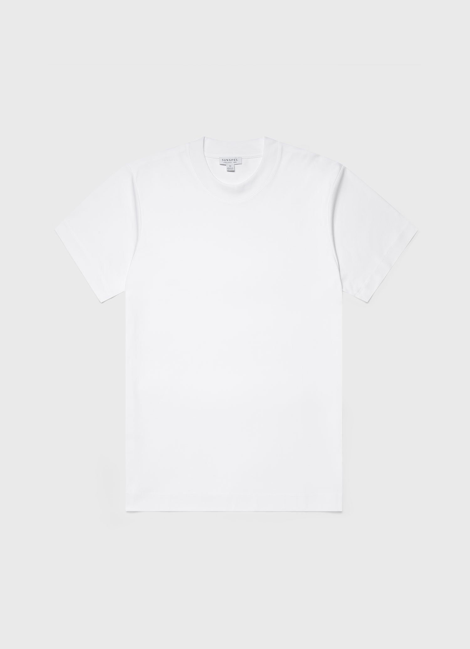 リラックスフィット（ヘビーウェイト） Tシャツ（White）| Sunspel