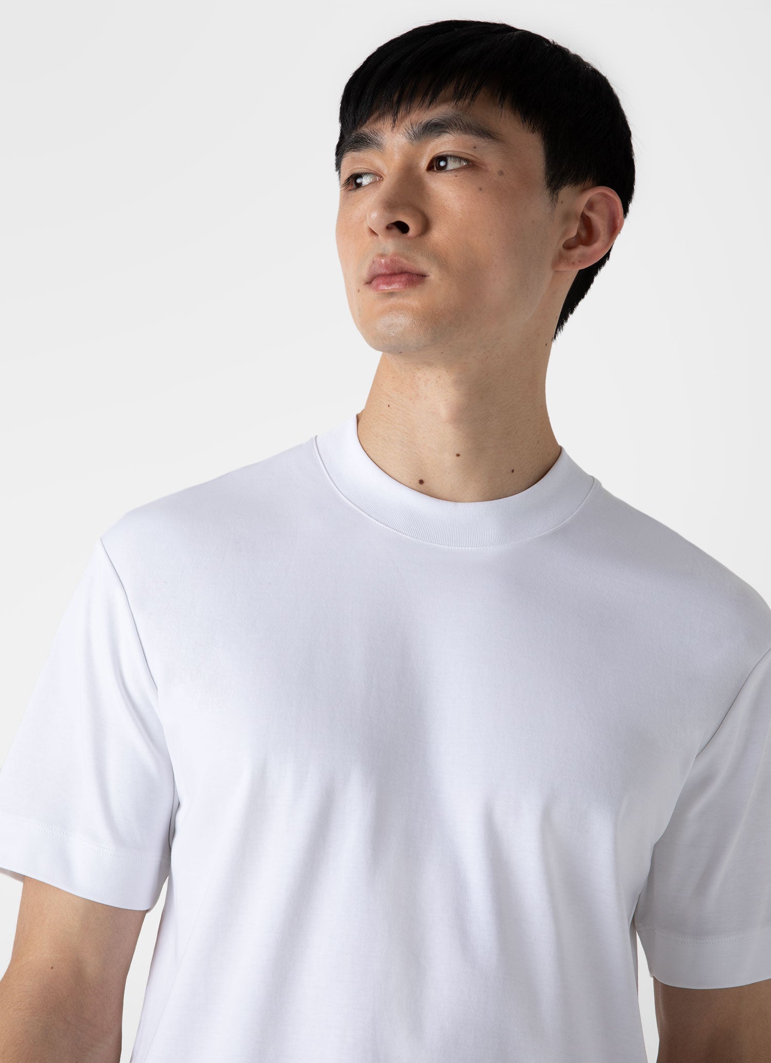 リラックスフィット（ヘビーウェイト） Tシャツ（White）| Sunspel