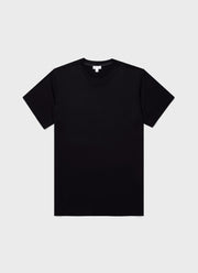 Men's Silk Cotton T-shirt in Black