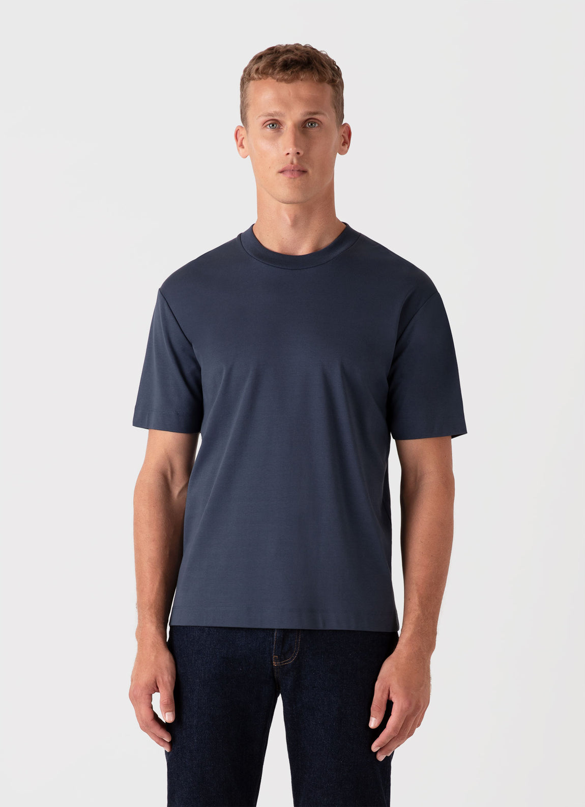 Men's Relaxed Fit Heavyweight T-shirt in Slate Blue