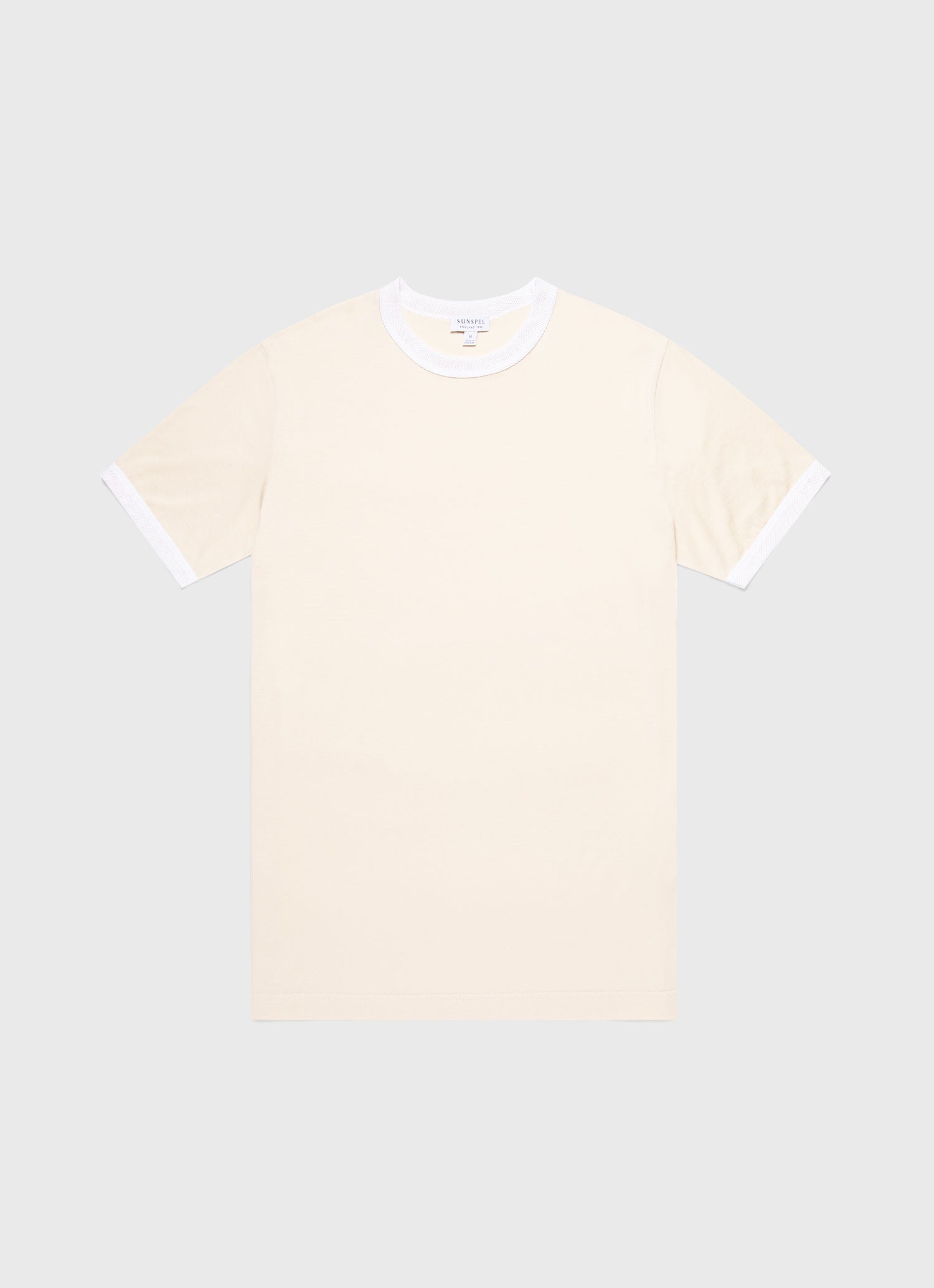 クラシックリンガー T シャツ（White）| Sunspel