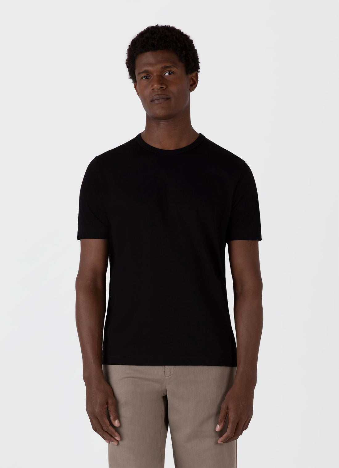 Men's Single Jersey T-shirt in Black