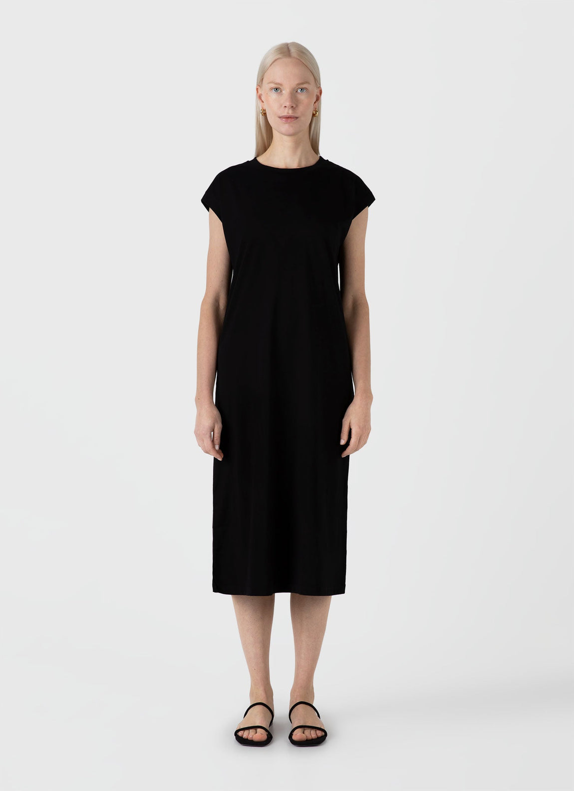 Women's T-shirt Dress in Black