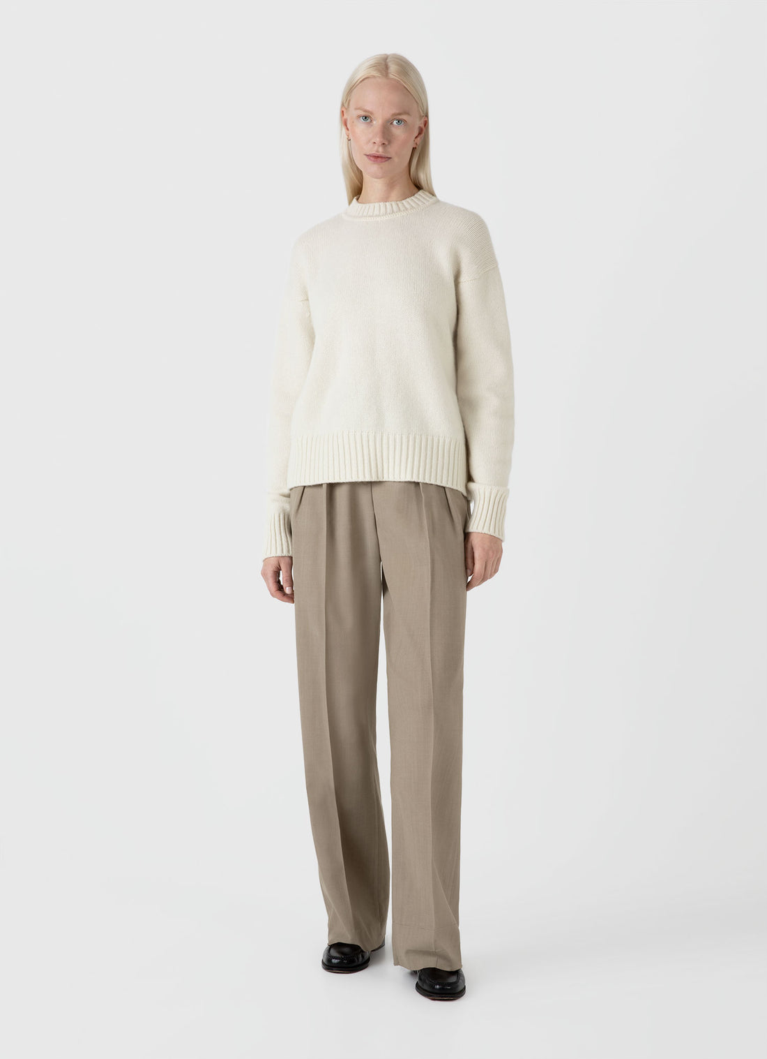 Women's Roxburgh Cashmere Jumper in Undyed