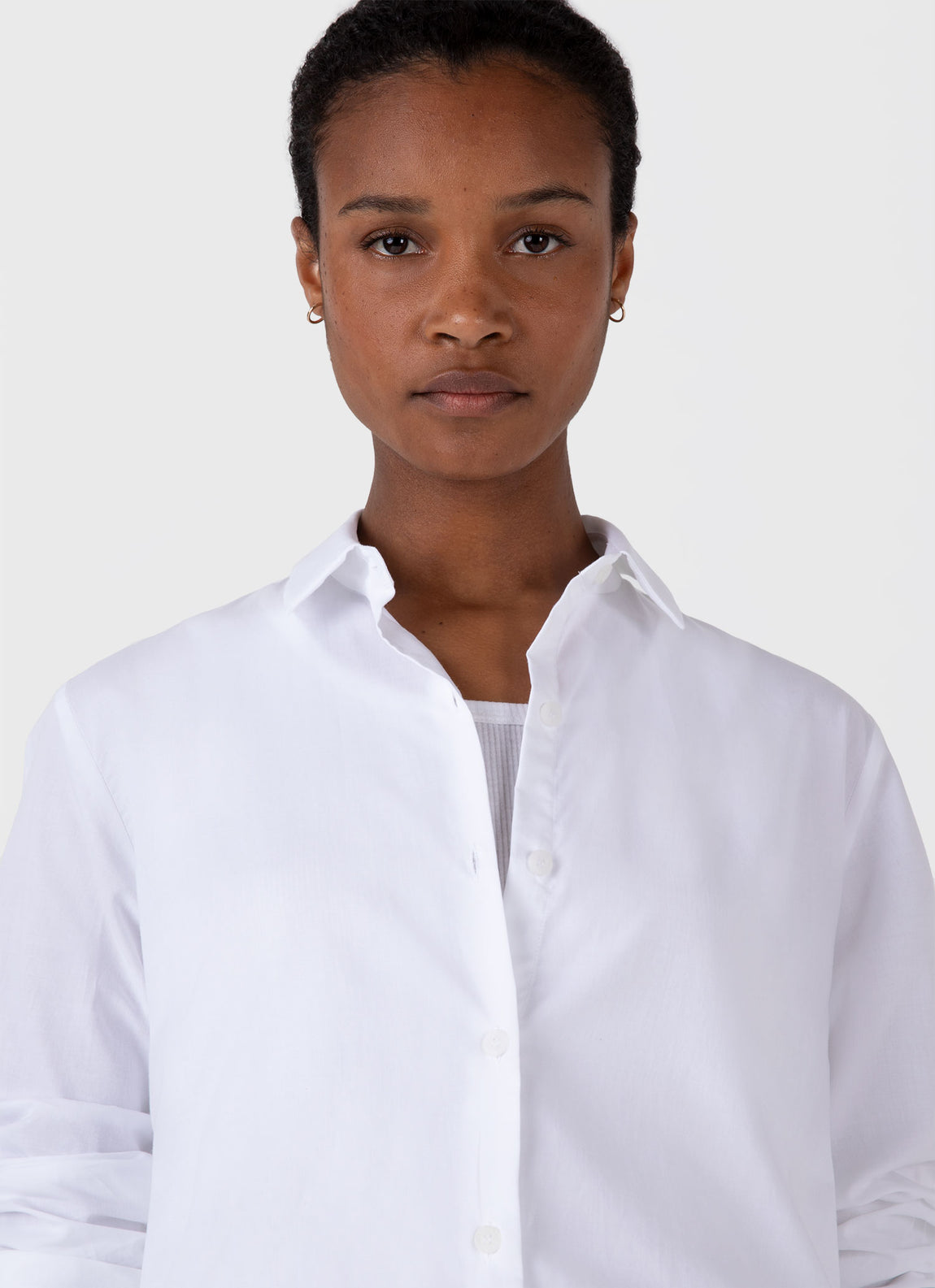 Women's Cotton Shirt in White