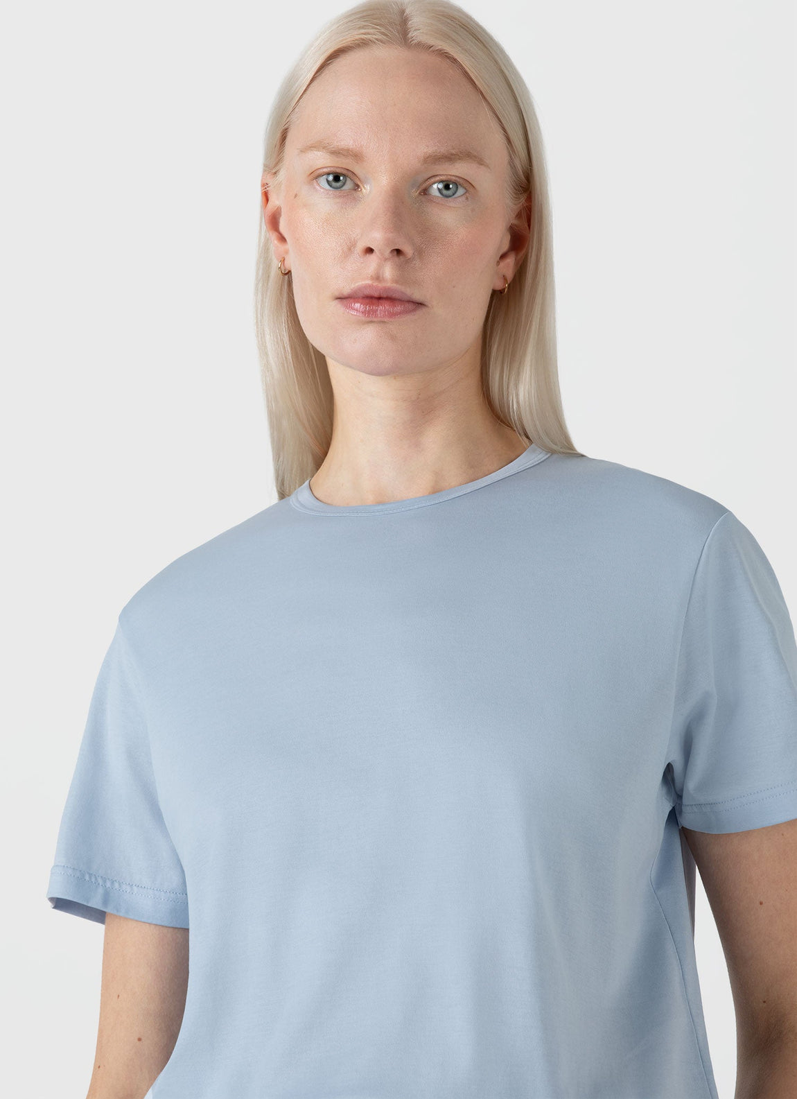 Women's Relaxed Fit T-shirt in Blue Mist