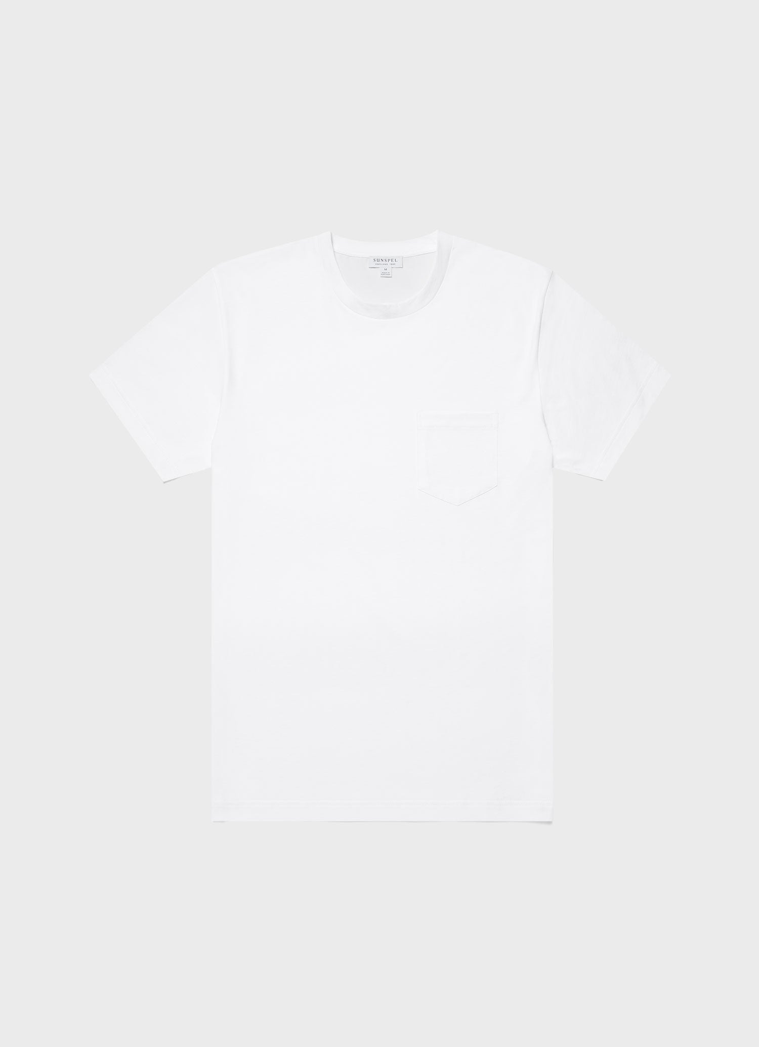 リヴィエラ ポケット Tシャツ （White）| Sunspel